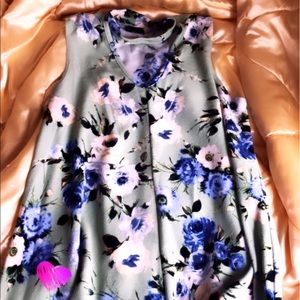 Floral print dress